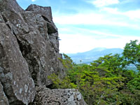 鬼岩と浅間山